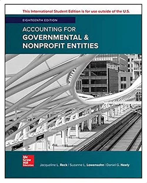 Accounting for governmental and nonprofit entities